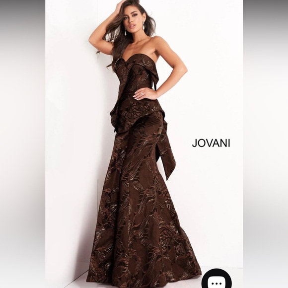 Jovani Dresses & Skirts - Jovani 05020 Brown Gown